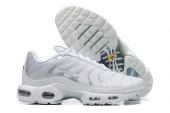 Schuhe nike tn pas cher homme blanc gris